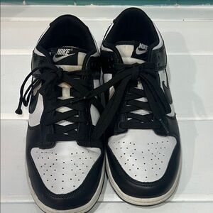 Nike Black and White Low-Top Sneakers